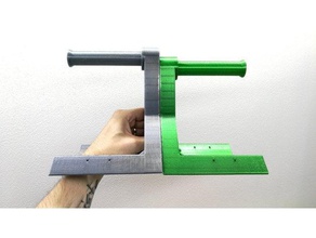one piece spool holder samla box version 3d printing filament ikea 3d print model - Mito3D
