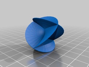 henneberg-Fläche Mathe-Kunst 3d print model - Mito3D
