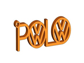 polo Anahtarlık yarış volkswagen vw 3d print model - Mito3D