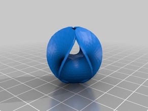 enneper superficie de la liquidación orden 7 collar matemáticas art 3d print model - Mito3D