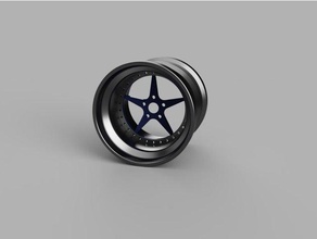 idm style wheel automotive 3d print model - Mito3D