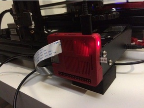 raspberry pi, um+ monte caso v2 ender 3 Impressora 3d acessórios pi 3d print model - Mito3D