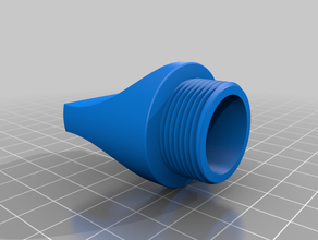 flask cap 1l threaded -v2 replacement parts bottle 3d print model - Mito3D