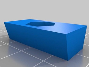 ranura de cola milano bloque 5 8 bits 1 4-20 perno hexagonal herramientas personalizado 3d print model - Mito3D