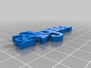 alyssa llavero llaveros personalizado 3d print model - Mito3D