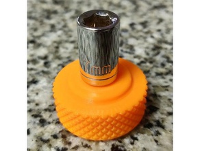 manija tubo 1 4 - handle de socket des outils à main 3d print model - Mito3D
