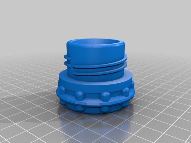 sodastream glas bottle adapter kitchen & dining 3D print model - Mito3D