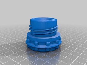 sodastream glas bottle adapter kitchen & dining 3d print model - Mito3D