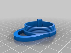 dog bag poop holder lid loop pets 3d print model - Mito3D