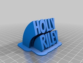 holly riley2 office kundengebundene 3d print model - Mito3D