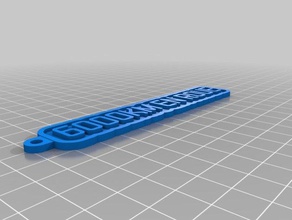6000km roue keychains customized 3d print model - Mito3D