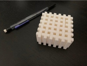 12-Teile puzzle Rätsel burr 3d print model - Mito3D