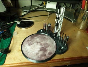 micaton space rocket base-tool stand Werkzeug-Halterungen & - Boxen 3d print model - Mito3D