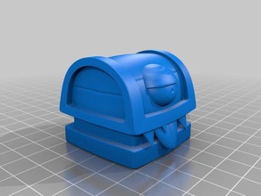 clicker heróis peito criaturas 3d print model - Mito3D
