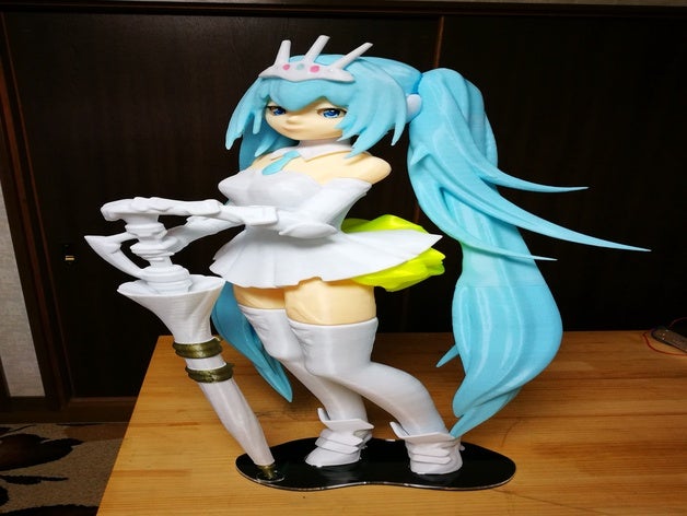 2015 racing miku remix personnes figure hatsune vocaloid 3D print model - Mito3D