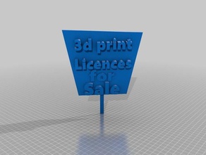 licences sale 3d printing 3d print model - Mito3D