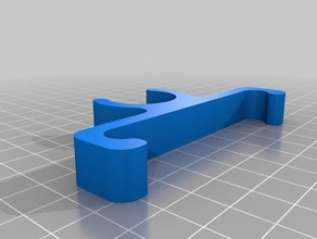 anpassbare clip rund rechteckig diy Kabel-clip customizer parametric Werkzeughalter 3d print model - Mito3D