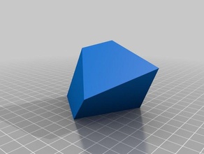 trapezoedro trigonal learning crystallography 3d print model - Mito3D