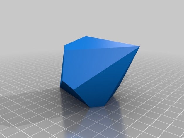 trapezoedro hexagonal learning 3D print model - Mito3D