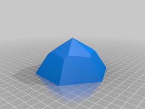 dos pir mides hexagonales öğrenme kristalografisi 3d print model - Mito3D