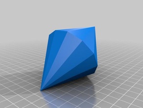 bipir mide dihexagonal de aprendizagem a cristalografia 3d print model - Mito3D