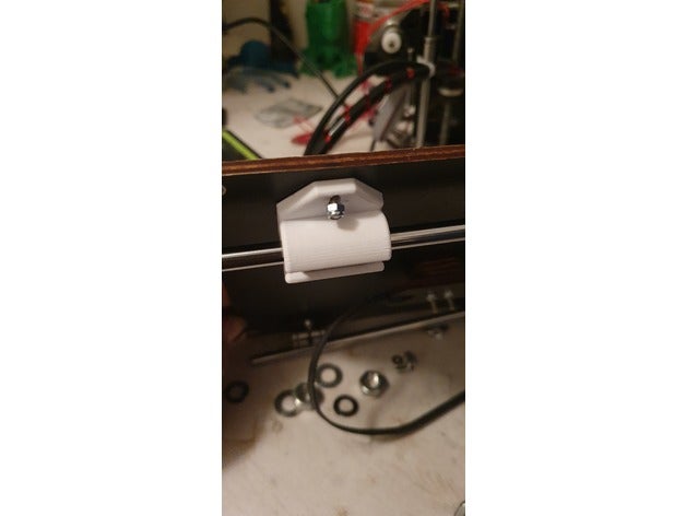 clone i3 pro-b sotto il letto cuscinetto titolare Stampante 3d parti Di componenti in di supporto geeetech pro b geetech clonare le lineare slitta della stampante prob 3D print model - Mito3D