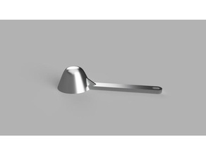 coffee scoop kitchen & dining spoon cooking display pla 3d print model - Mito3D