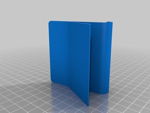 minimalistic cell phone holder vertical mobile 3d print model - Mito3D