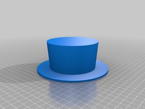 mon personnalisés chapeau haut de forme 3 sage crânes accessoires personnalisé 3d print model - Mito3D