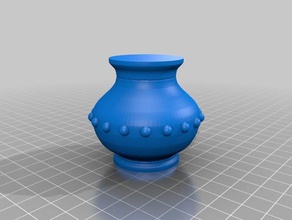pot containers container flower gold spiralise spiralize spiralized vase mode vasemode 3d print model - Mito3D