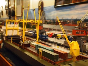 set vinç model kargo gemisi h0 ölçek asansörler modelleri 3d print model - Mito3D