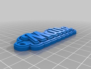 maite llavero llaveros personalizado 3d print model - Mito3D