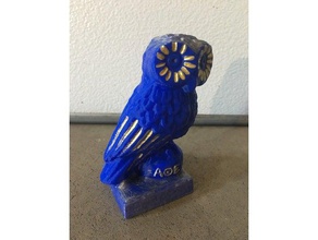 owl athena sculptures 3d print model - Mito3D
