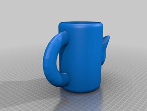 caneca gato Küche und Esszimmer cat cup horoscopo Becher 3d print model - Mito3D