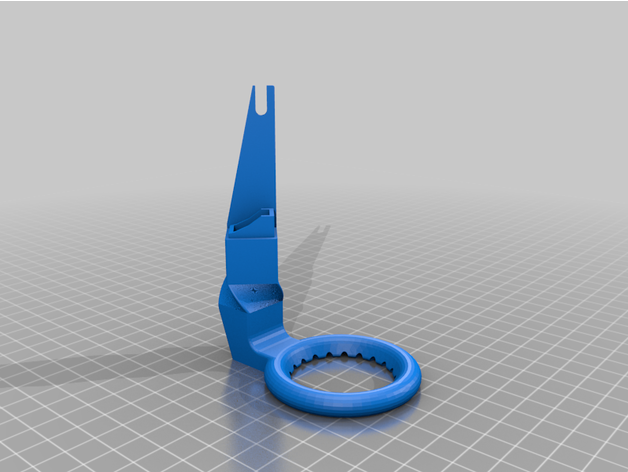 am8 - centre nozzle fan bmg extruder mount 3D print model - Mito3D
