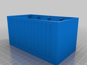 personalizzato impilabile resistenza della scatola di stoccaggio grandi dimensioni 2 camera cassetto l'elettronica su misura 3d print model - Mito3D