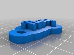 roy Schlüsselanhänger kundengebundene 3d print model - Mito3D