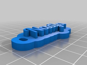 nadja de porte-clés personnalisé 3d print model - Mito3D