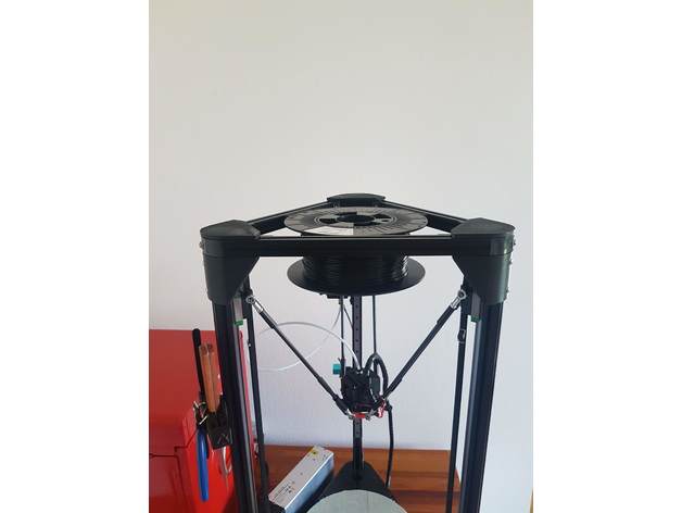 top spool-mount anycubic lineare kossel 3d Drucker Zubehör 20x20 filament spool holder spool-Halter t-Nut 3D print model - Mito3D