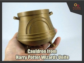 cauldron harry potter wizards unite toy & game accessories 3d print model - Mito3D