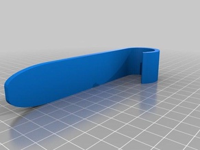 wire rack paper towel holder - elongated organization 3d print model - Mito3D