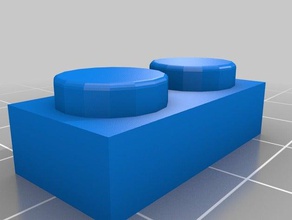placa medio exenio altura exin castillos 2x1 Bau-Spielzeug kundengebundene 3d print model - Mito3D