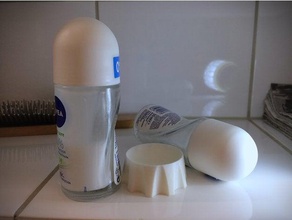 rouler sur le stand la salle de bains créé freecad déodorant roll-on 3d print model - Mito3D
