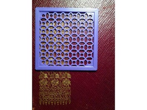 arabesque Muster-panel Kunst Arabeske Arabesken Dekor islamische Muster mesh panel pannel 3d print model - Mito3D