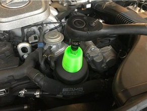 mercedes huile du boîtier filtre d'adaptateur de l'outil l'automobile amg c63 m156 mercedes-benz 3d print model - Mito3D