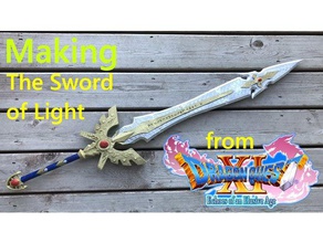 l'épée de lumière dragon quest xi les jeux vidéo 3d print model - Mito3D