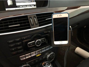 cd slot del telefono automotive mercedes amg benz titolare 3d print model - Mito3D