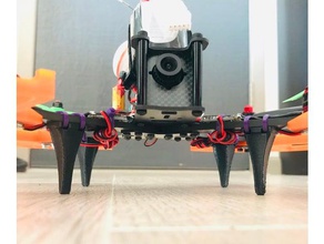 quad pés - fpv 220 drone r c veículos 3d print model - Mito3D
