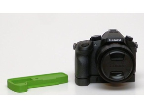 panasonic lumix dmc-fz1000 grip arca swiss mount camera 3d print model - Mito3D