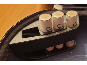 extra battery compartment bose quietcomfort qc25 case music 3d print model - Mito3D